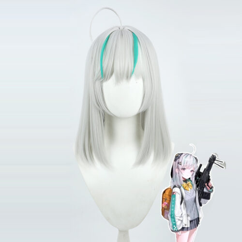 Cosplay Wig Compatible with GODDESS OF VICTORY: NIKKE Admi Character Wig Halloween props Suitable for role-playing Heat Resistant Stylable Multiple Bright Colors Gift for Comic Exhibition Enthusiasts Holiday