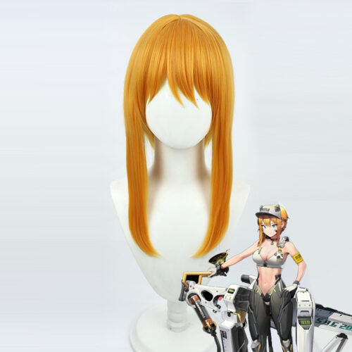 Cosplay Wig Compatible with GODDESS OF VICTORY: NIKKE Maxwell Character Wig Halloween props Suitable for role-playing Heat Resistant Stylable Multiple Bright Colors Gift for Comic Exhibition Enthusiasts Holiday