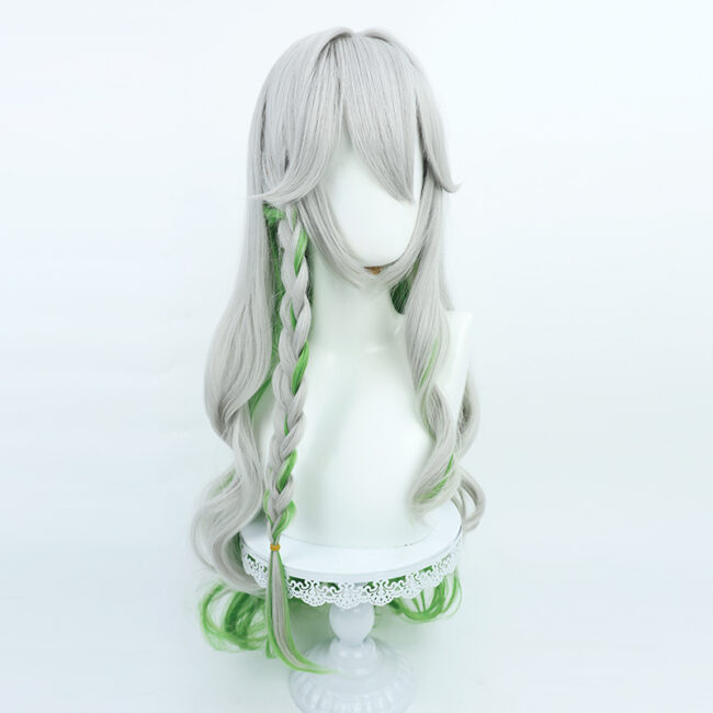Cosplay Wig Genshin impact Rukkhadevata Character Wig Halloween props Suitable for role-playing Heat Resistant Stylable Multiple Bright Colors Gift for Comic Exhibition Enthusiasts Holiday - Image 5