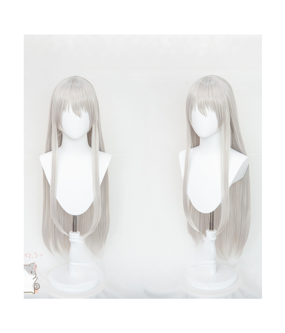 Cosplay Wig Compatible with Azur Lane USS Enterprise Character Wig Suitable for role-playing Heat Resistant Stylable Multiple Bright Colors Gift for Comic Exhibition Enthusiasts Holiday