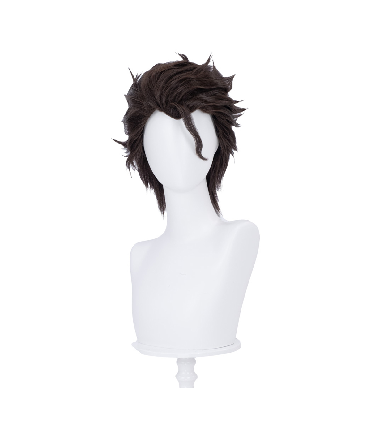 Cosplay Wig Compatible with BLEACH Aizen Sōsuke Character Wig Halloween props Suitable for role-playing Heat Resistant Stylable Multiple Bright Colors Gift for Comic Exhibition Enthusiasts Holiday