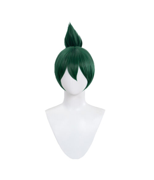 Cosplay Wig Compatible with Overwatch kiriko Character Wig Halloween props Suitable for role-playing Heat Resistant Stylable Multiple Bright Colors Gift for Comic Exhibition Enthusiasts Holiday