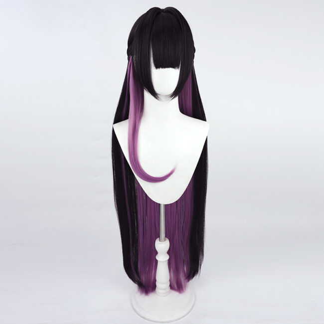 Cosplay Wig Compatible with GODDESS OF VICTORY: NIKKE Mihara Character Wig Halloween props Suitable for role-playing Heat Resistant Stylable Multiple Bright Colors Gift for Comic Exhibition Enthusiasts Holiday - Image 5