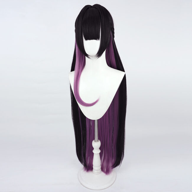 Cosplay Wig Compatible with GODDESS OF VICTORY: NIKKE Mihara Character Wig Halloween props Suitable for role-playing Heat Resistant Stylable Multiple Bright Colors Gift for Comic Exhibition Enthusiasts Holiday - Image 4