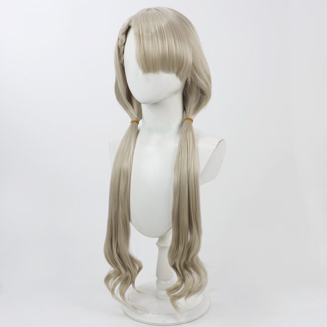 Cosplay Wig THE IDOLM@STER SHINY COLORS Hisakawa Hayate Character Wig Halloween props Suitable for role-playing Heat Resistant Stylable Multiple Bright Colors Gift for Comic Exhibition Enthusiasts Holiday - Image 4