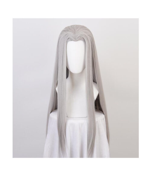 Cosplay Wig Final Fantasy Sephiroth Character Wig Halloween props Suitable for role-playing Heat Resistant Stylable Multiple Bright Colors Gift for Comic Exhibition Enthusiasts Holiday