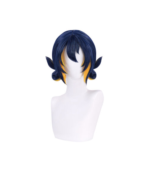 Cosplay Wig Compatible with Overwatch kiriko Character Wig Halloween props Suitable for role-playing Heat Resistant Stylable Multiple Bright Colors Gift for Comic Exhibition Enthusiasts Holiday