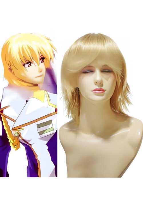 Cosplay Wig Mobile Suit Cagalli Yula Athha Character Wig Halloween props Suitable for role-playing Heat Resistant Stylable Multiple Bright Colors Gift for Comic Exhibition Enthusiasts Holiday