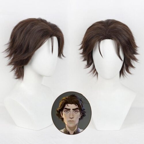 Cosplay Wig League of Legends Viktor Character Wig Halloween props Suitable for role-playing Heat Resistant Stylable Multiple Bright Colors Gift for Comic Exhibition Enthusiasts Holiday