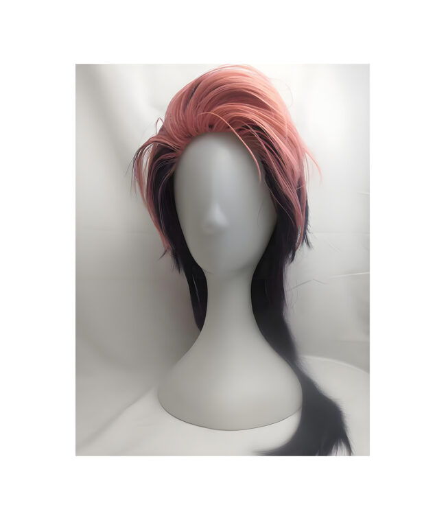Cosplay Wig Mobile Suit Guel Jeturk Character Wig Halloween props Suitable for role-playing Heat Resistant Stylable Multiple Bright Colors Gift for Comic Exhibition Enthusiasts Holiday