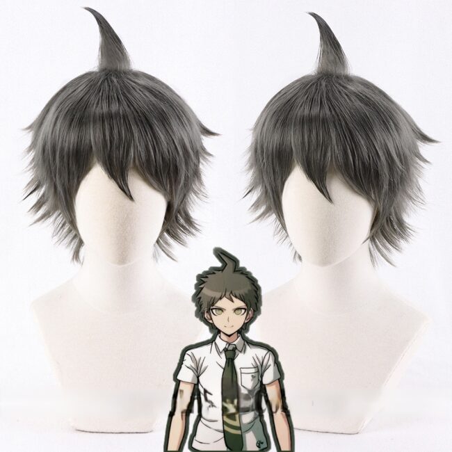 Cosplay Wig Compatible with Danganronpa Hinata Hajime Character Wig Halloween props Suitable for role-playing Heat Resistant Stylable Multiple Bright Colors Gift for Comic Exhibition Enthusiasts Holiday