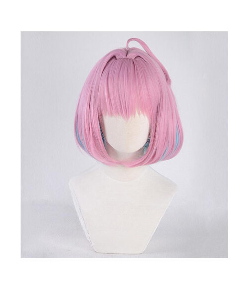 Cosplay Wig THE IDOLM@STER SHINY COLORS Yumemi Riamu Character Wig Halloween props Suitable for role-playing Heat Resistant Stylable Multiple Bright Colors Gift for Comic Exhibition Enthusiasts Holiday
