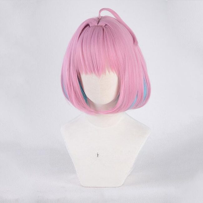 Cosplay Wig THE IDOLM@STER SHINY COLORS Yumemi Riamu Character Wig Halloween props Suitable for role-playing Heat Resistant Stylable Multiple Bright Colors Gift for Comic Exhibition Enthusiasts Holiday - Image 3