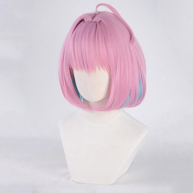 Cosplay Wig THE IDOLM@STER SHINY COLORS Yumemi Riamu Character Wig Halloween props Suitable for role-playing Heat Resistant Stylable Multiple Bright Colors Gift for Comic Exhibition Enthusiasts Holiday - Image 5