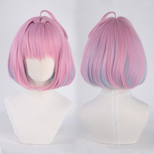 Cosplay Wig THE IDOLM@STER SHINY COLORS Yumemi Riamu Character Wig Halloween props Suitable for role-playing Heat Resistant Stylable Multiple Bright Colors Gift for Comic Exhibition Enthusiasts Holiday - Image 6