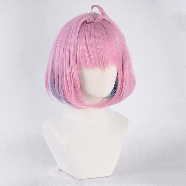 Cosplay Wig THE IDOLM@STER SHINY COLORS Yumemi Riamu Character Wig Halloween props Suitable for role-playing Heat Resistant Stylable Multiple Bright Colors Gift for Comic Exhibition Enthusiasts Holiday - Image 2