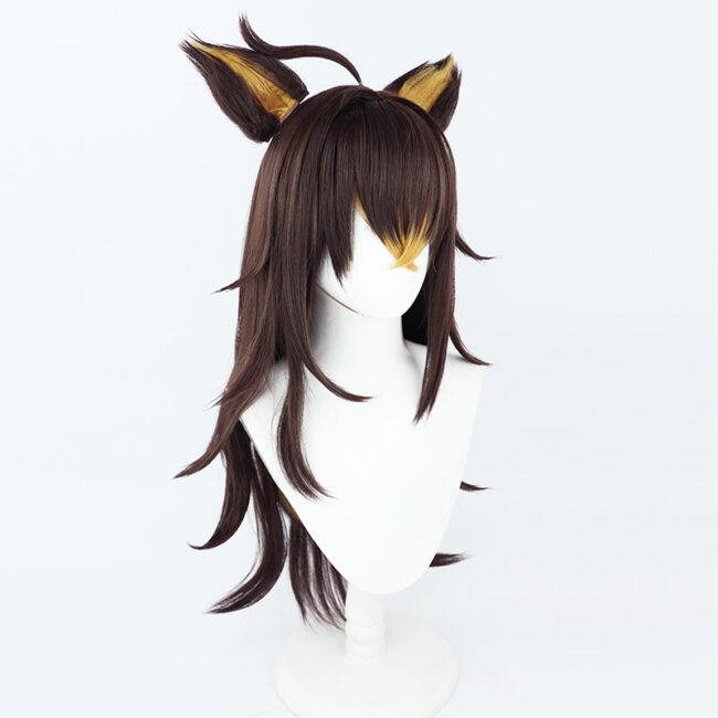 Cosplay Wig Genshin impact Dehya Character Wig Halloween props Suitable for role-playing Heat Resistant Stylable Multiple Bright Colors Gift for Comic Exhibition Enthusiasts Holiday - Image 4