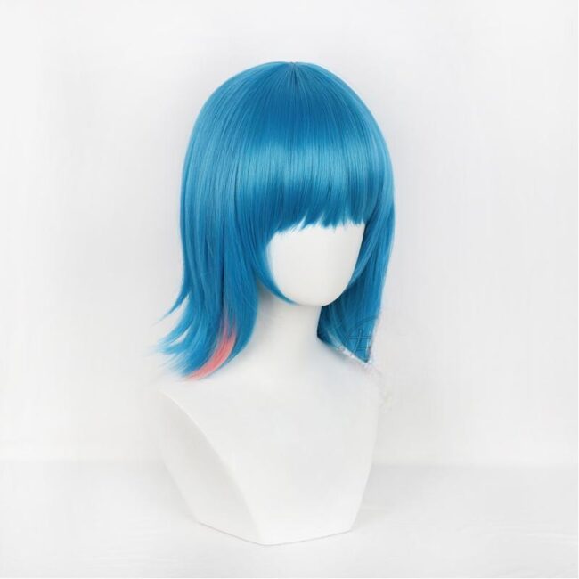 Cosplay Wig League of Legends The Loose Cannon Jinx Character Wig Halloween props Suitable for role-playing Heat Resistant Stylable Multiple Bright Colors Gift for Comic Exhibition Enthusiasts Holiday - Image 2