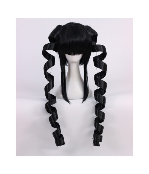 Cosplay Wig Compatible with Danganronpa Celestia Ludenberck Character Wig Halloween props Suitable for role-playing Heat Resistant Stylable Multiple Bright Colors Gift for Comic Exhibition Enthusiasts Holiday