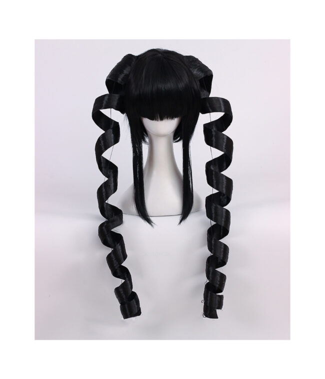 Cosplay Wig Compatible with Danganronpa Celestia Ludenberck Character Wig Halloween props Suitable for role-playing Heat Resistant Stylable Multiple Bright Colors Gift for Comic Exhibition Enthusiasts Holiday