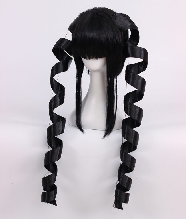 Cosplay Wig Compatible with Danganronpa Celestia Ludenberck Character Wig Halloween props Suitable for role-playing Heat Resistant Stylable Multiple Bright Colors Gift for Comic Exhibition Enthusiasts Holiday - Image 4