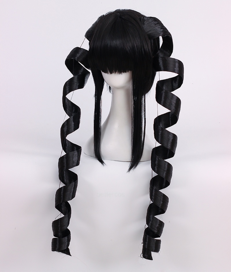 Cosplay Wig Compatible with Danganronpa Celestia Ludenberck Character Wig Halloween props Suitable for role-playing Heat Resistant Stylable Multiple Bright Colors Gift for Comic Exhibition Enthusiasts Holiday - Image 4
