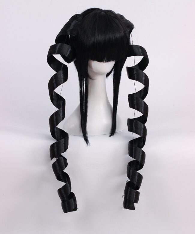 Cosplay Wig Compatible with Danganronpa Celestia Ludenberck Character Wig Halloween props Suitable for role-playing Heat Resistant Stylable Multiple Bright Colors Gift for Comic Exhibition Enthusiasts Holiday - Image 3