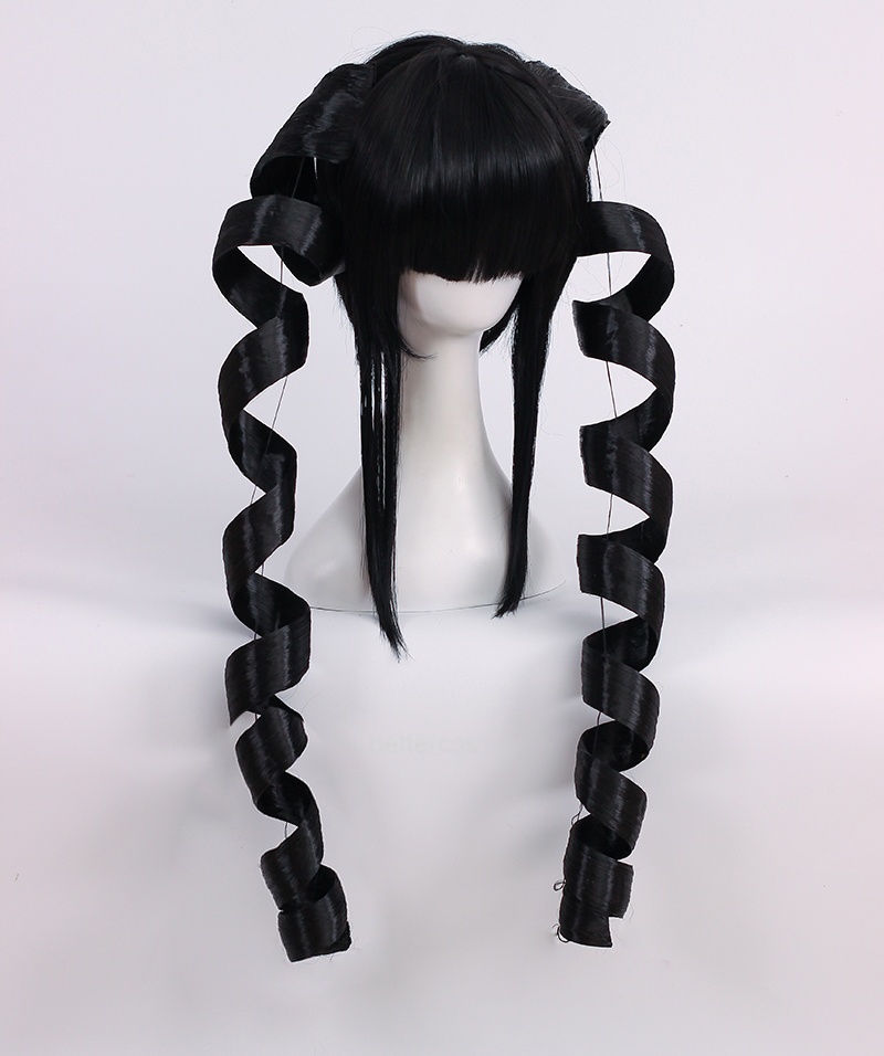 Cosplay Wig Compatible with Danganronpa Celestia Ludenberck Character Wig Halloween props Suitable for role-playing Heat Resistant Stylable Multiple Bright Colors Gift for Comic Exhibition Enthusiasts Holiday - Image 3