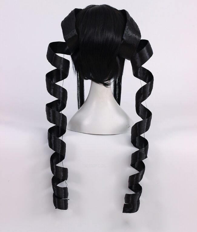 Cosplay Wig Compatible with Danganronpa Celestia Ludenberck Character Wig Halloween props Suitable for role-playing Heat Resistant Stylable Multiple Bright Colors Gift for Comic Exhibition Enthusiasts Holiday - Image 2