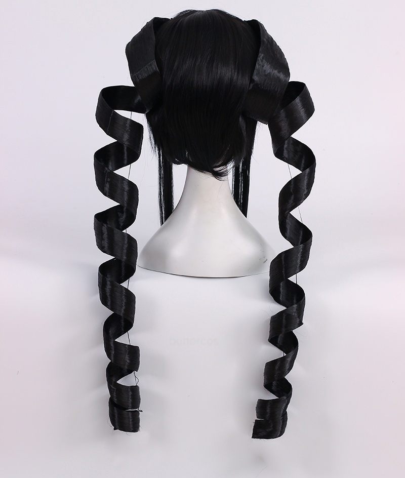 Cosplay Wig Compatible with Danganronpa Celestia Ludenberck Character Wig Halloween props Suitable for role-playing Heat Resistant Stylable Multiple Bright Colors Gift for Comic Exhibition Enthusiasts Holiday - Image 2