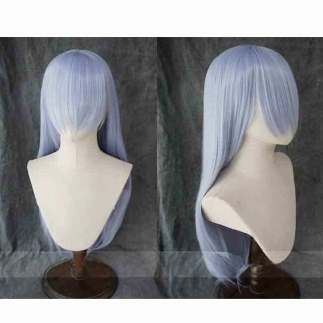 Cosplay Wig THE IDOLM@STER SHINY COLORS Shiraishi Tsumugi Character Wig Halloween props Suitable for role-playing Heat Resistant Stylable Multiple Bright Colors Gift for Comic Exhibition Enthusiasts Holiday - Image 4