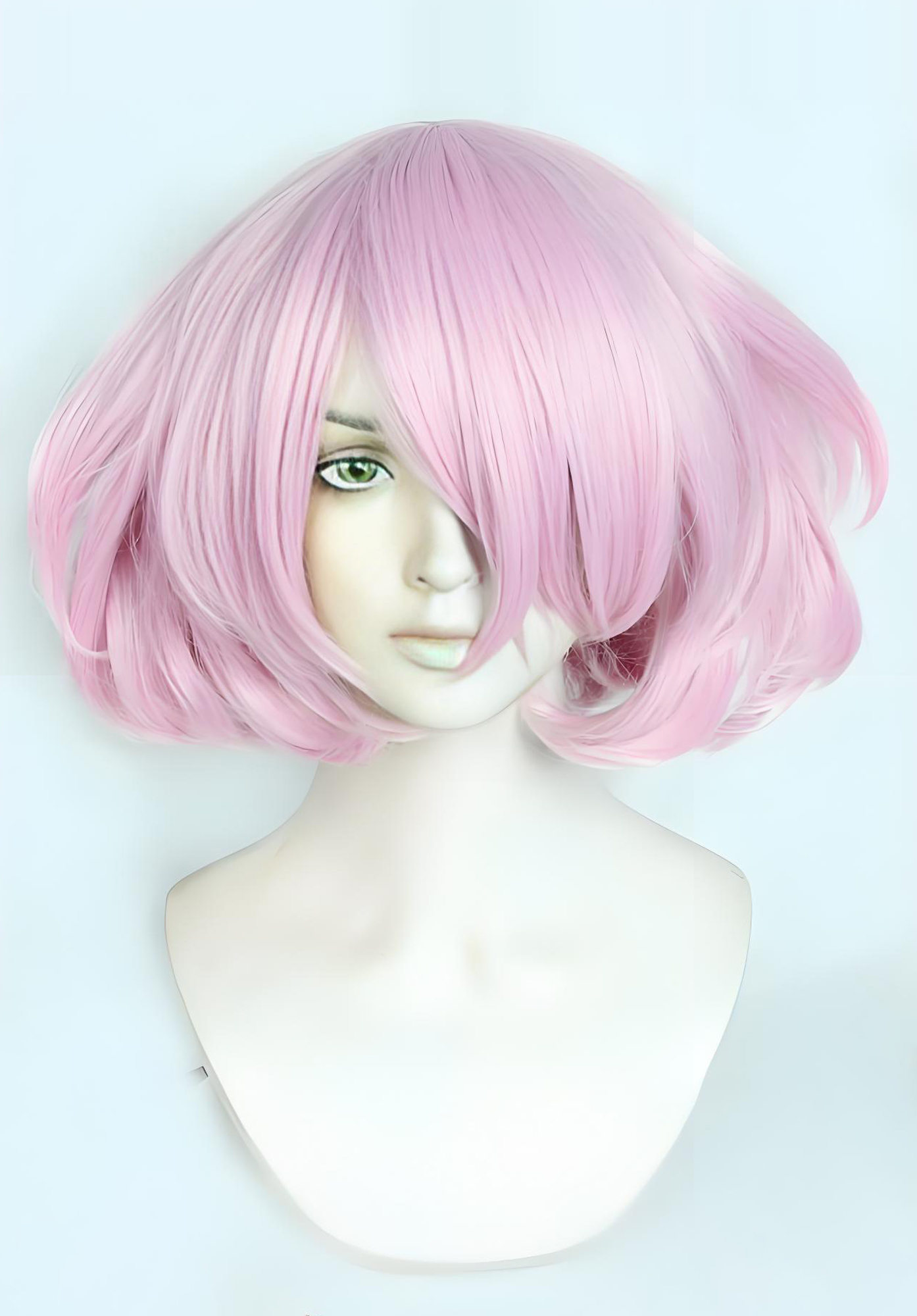 Cosplay Wig Dr.STONE Luna Wright Character Wig Halloween props Suitable for role-playing Heat Resistant Stylable Multiple Bright Colors Gift for Comic Exhibition Enthusiasts Holiday