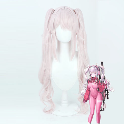 Cosplay Wig Compatible with GODDESS OF VICTORY: NIKKE Alice Character Wig Halloween props Suitable for role-playing Heat Resistant Stylable Multiple Bright Colors Gift for Comic Exhibition Enthusiasts Holiday