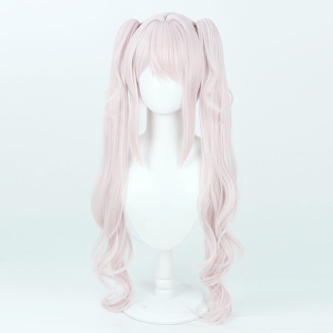 Cosplay Wig Compatible with GODDESS OF VICTORY: NIKKE Alice Character Wig Halloween props Suitable for role-playing Heat Resistant Stylable Multiple Bright Colors Gift for Comic Exhibition Enthusiasts Holiday - Image 3