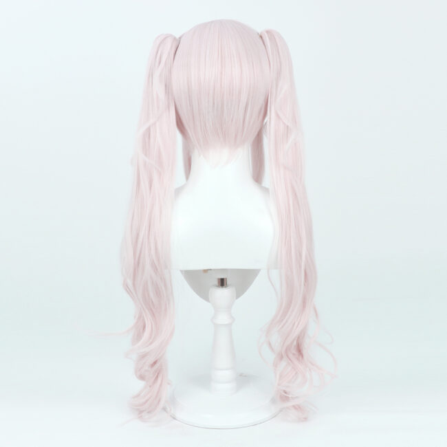 Cosplay Wig Compatible with GODDESS OF VICTORY: NIKKE Alice Character Wig Halloween props Suitable for role-playing Heat Resistant Stylable Multiple Bright Colors Gift for Comic Exhibition Enthusiasts Holiday - Image 4