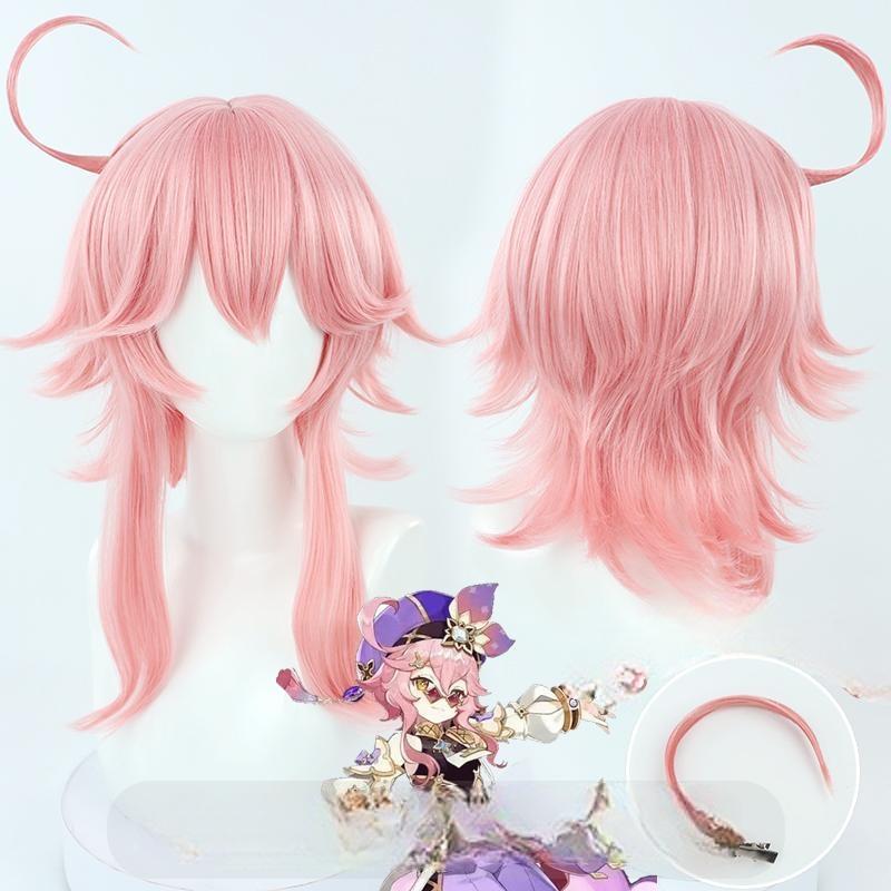 Cosplay Wig Genshin impact Dori·Sangemah Bay Character Wig Halloween props Suitable for role-playing Heat Resistant Stylable Multiple Bright Colors Gift for Comic Exhibition Enthusiasts Holiday