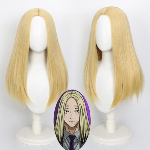 Cosplay Wig SAKAMOTO DAYS Shishiba Character Wig Halloween props Suitable for role-playing Heat Resistant Stylable Multiple Bright Colors Gift for Comic Exhibition Enthusiasts Holiday