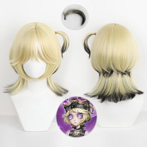 Cosplay Wig Identity V Mechanic Tracy Reznik Character Wig Halloween props Suitable for role-playing Heat Resistant Stylable Multiple Bright Colors Gift for Comic Exhibition Enthusiasts Holiday