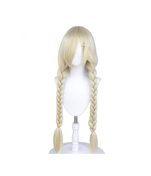 Cosplay Wig Compatible with Azur Lane IJN Owari Character Wig Suitable for role-playing Heat Resistant Stylable Multiple Bright Colors Gift for Comic Exhibition Enthusiasts Holiday
