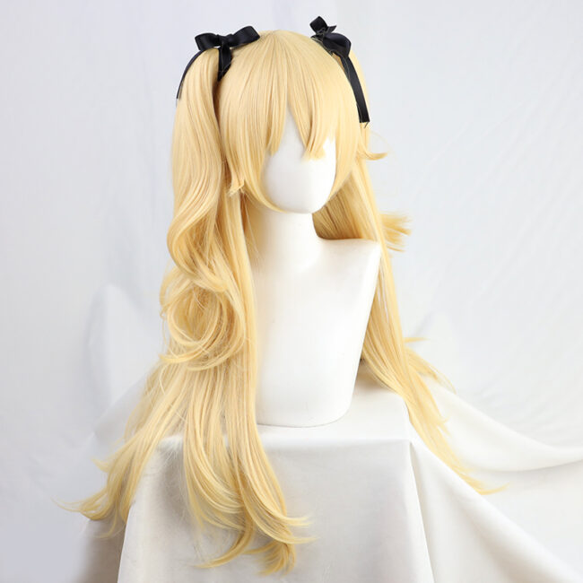 Cosplay Wig Genshin impact Amy Fischl Character Wig Halloween props Suitable for role-playing Heat Resistant Stylable Multiple Bright Colors Gift for Comic Exhibition Enthusiasts Holiday - Image 3