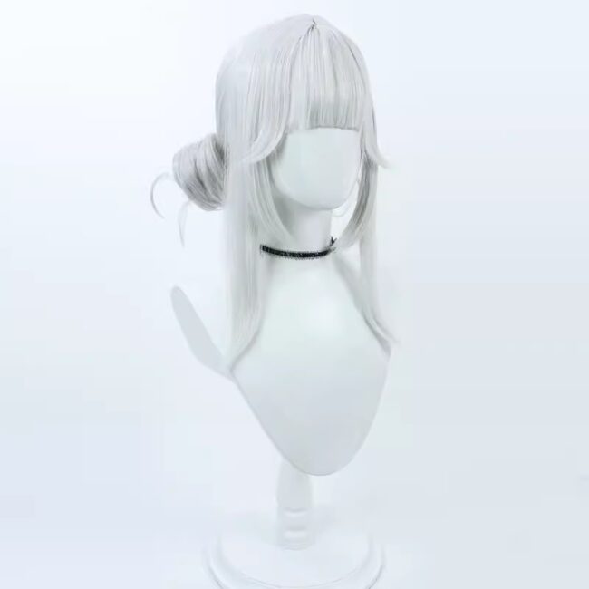 Cosplay Wig Compatible with GODDESS OF VICTORY: NIKKE Blanc Character Wig Halloween props Suitable for role-playing Heat Resistant Stylable Multiple Bright Colors Gift for Comic Exhibition Enthusiasts Holiday - Image 4
