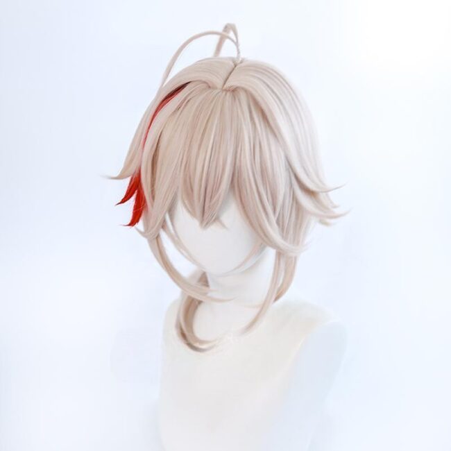 Cosplay Wig Genshin impact Kaedehara Kazuha Character Wig Halloween props Suitable for role-playing Heat Resistant Stylable Multiple Bright Colors Gift for Comic Exhibition Enthusiasts Holiday - Image 5