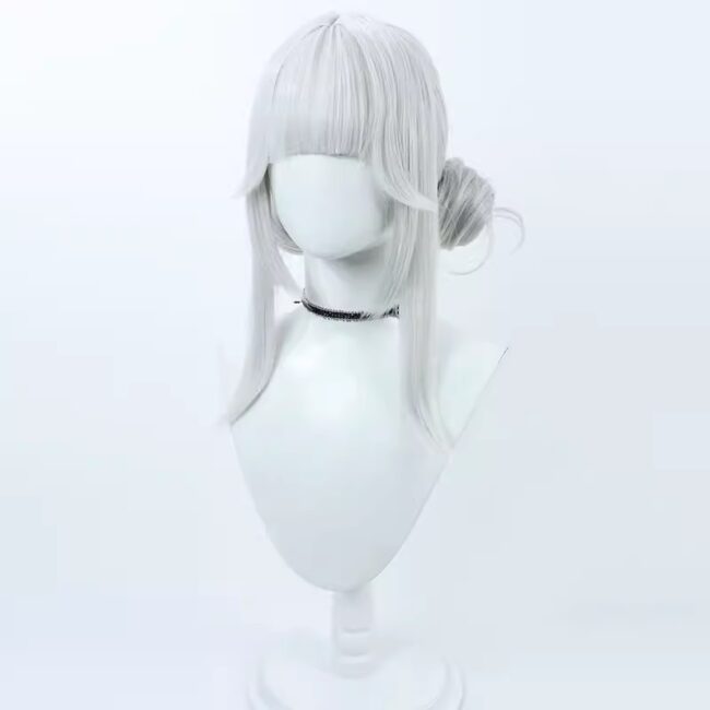 Cosplay Wig Compatible with GODDESS OF VICTORY: NIKKE Blanc Character Wig Halloween props Suitable for role-playing Heat Resistant Stylable Multiple Bright Colors Gift for Comic Exhibition Enthusiasts Holiday - Image 5