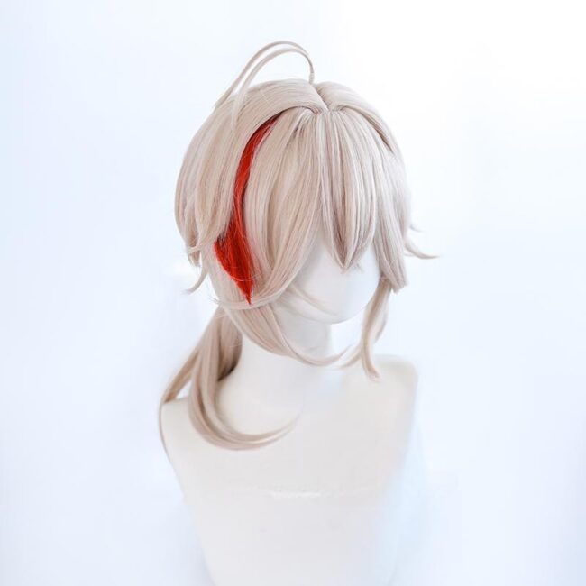 Cosplay Wig Genshin impact Kaedehara Kazuha Character Wig Halloween props Suitable for role-playing Heat Resistant Stylable Multiple Bright Colors Gift for Comic Exhibition Enthusiasts Holiday - Image 2