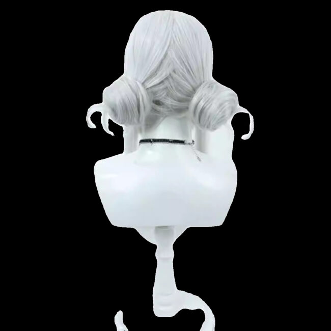 Cosplay Wig Compatible with GODDESS OF VICTORY: NIKKE Blanc Character Wig Halloween props Suitable for role-playing Heat Resistant Stylable Multiple Bright Colors Gift for Comic Exhibition Enthusiasts Holiday - Image 2