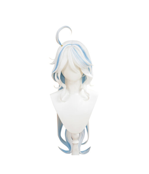 Cosplay Wig Genshin impact Furina de Fontaine Character Wig Halloween props Suitable for role-playing Heat Resistant Stylable Multiple Bright Colors Gift for Comic Exhibition Enthusiasts Holiday