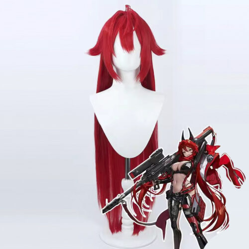 Cosplay Wig Compatible with GODDESS OF VICTORY: NIKKE Red Hood Character Wig Halloween props Suitable for role-playing Heat Resistant Stylable Multiple Bright Colors Gift for Comic Exhibition Enthusiasts Holiday