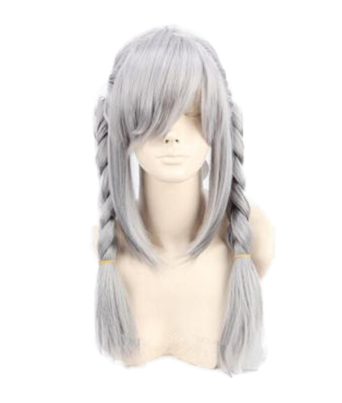 Cosplay Wig Compatible with Danganronpa  辺古山ペコ Character Wig Halloween props Suitable for role-playing Heat Resistant Stylable Multiple Bright Colors Gift for Comic Exhibition Enthusiasts Holiday