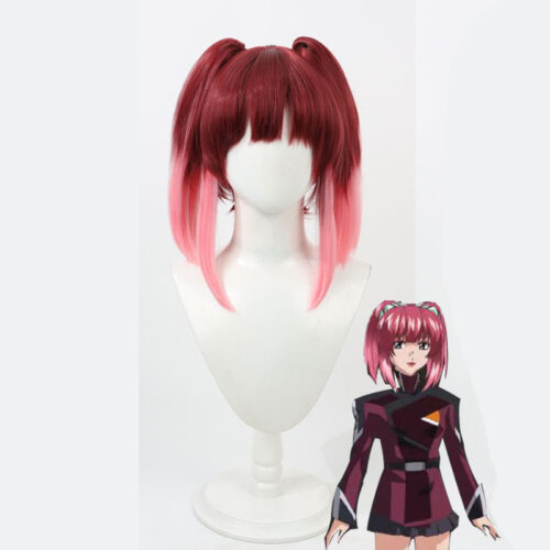 Cosplay Wig Mobile Suit Marina Ismail Character Wig Halloween props Suitable for role-playing Heat Resistant Stylable Multiple Bright Colors Gift for Comic Exhibition Enthusiasts Holiday