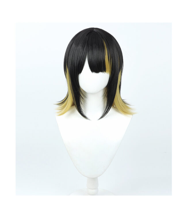 Cosplay Wig THE IDOLM@STER SHINY COLORS Luca Ikaruga Character Wig Halloween props Suitable for role-playing Heat Resistant Stylable Multiple Bright Colors Gift for Comic Exhibition Enthusiasts Holiday